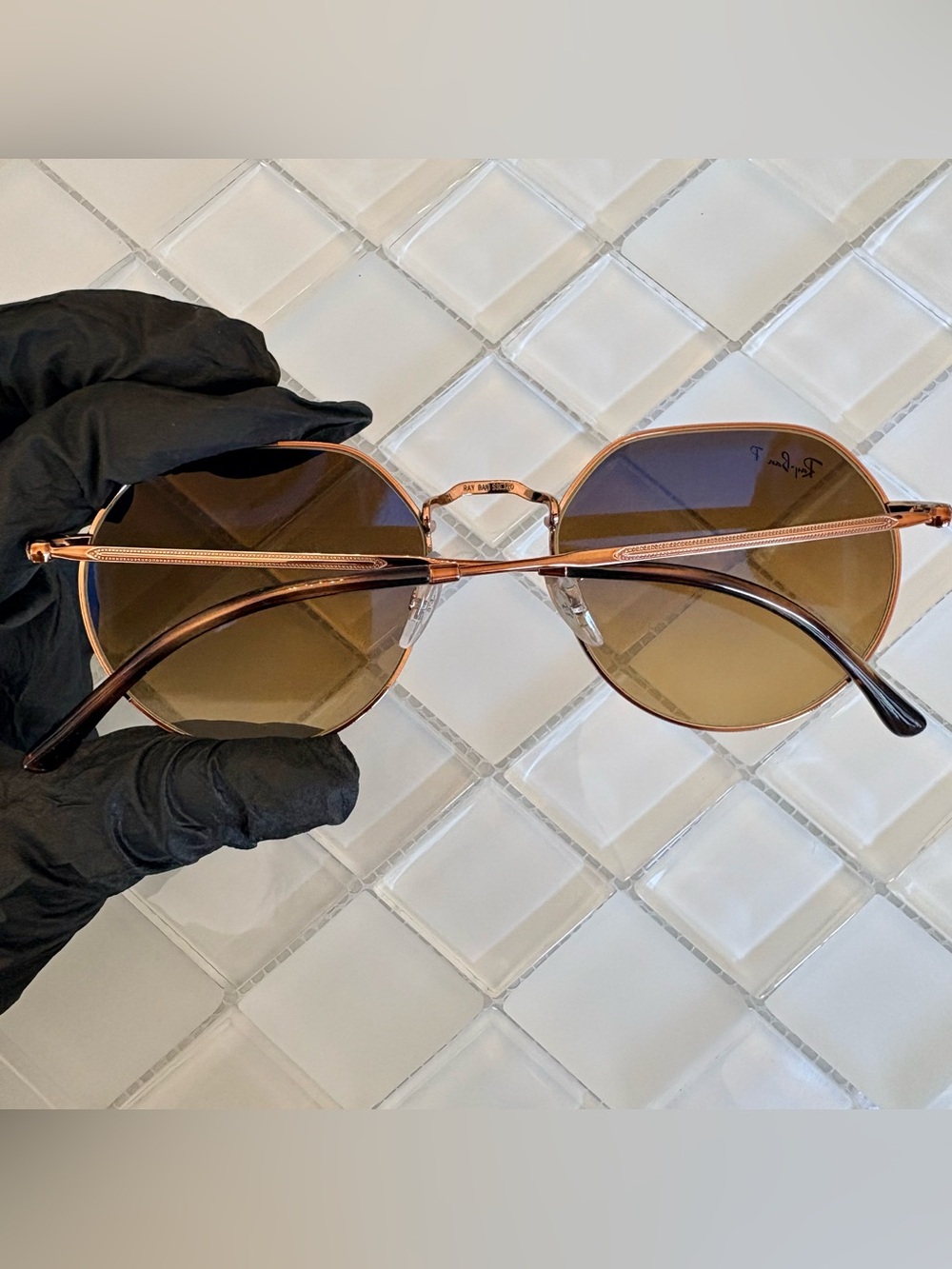 Ray-Ban RB3565 JACK Copper Brown Sunglasses Polarized - Picture 10 of 12